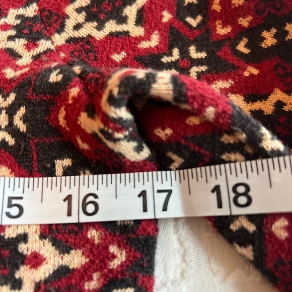 Tigerlily Long Jacquard Knit Duster Cardigan Boho Geometric Pattern Size 2 (XS) - Picture 11 of 11